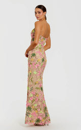 3 of 3 Mac Duggal 69010 Nude Multi