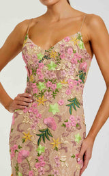 2 of 3 Mac Duggal 69010 Nude Multi