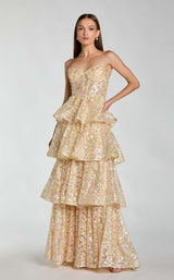 1 of 3 Mac Duggal 69044 Nude Multi