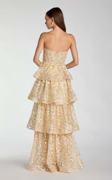 3 of 3 Mac Duggal 69044 Nude Multi