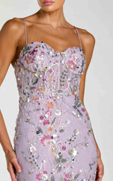 2 of 3 Mac Duggal 69049 Lilac Multi