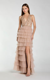 1 of 3 Mac Duggal 69062 Nude