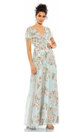 1 of 3 Mac Duggal 70125 Blue-Multi