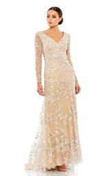 1 of 3 Mac Duggal 70239 Ivory/Nude