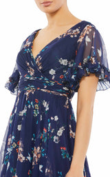 2 of 3 Mac Duggal 70241 Navy-Multi