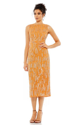 1 of 6 Mac Duggal 70264 Saffron Yellow