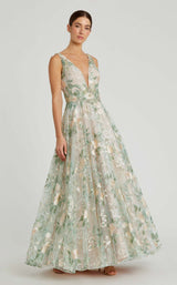 1 of 3 Mac Duggal 79329 Cream-Multi