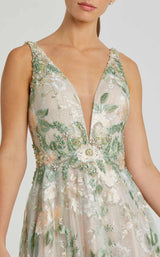2 of 3 Mac Duggal 79329 Cream-Multi