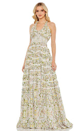 1 of 3 Mac Duggal 8023 Ivory Multi