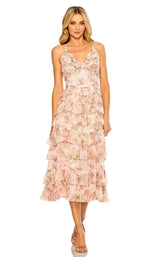 1 of 4 Mac Duggal 8100 Blush-Multi
