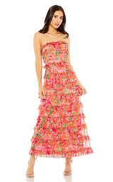 2 of 4 Mac Duggal 8137 Orange-Multi