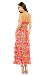 4 of 4 Mac Duggal 8137 Orange-Multi