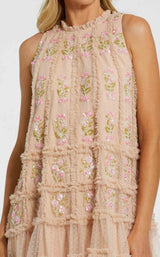 2 of 3 Mac Duggal 8172 Nude-Multi