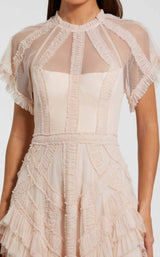 2 of 3 Mac Duggal 8249 Blush