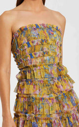 2 of 3 Mac Duggal 8301 Yellow Multi