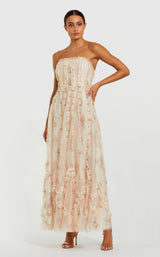 1 of 3 Mac Duggal 8308 Ivory Multi