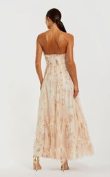 3 of 3 Mac Duggal 8308 Ivory Multi