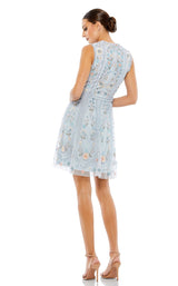 6 of 6 Mac Duggal 9135 Powder Blue