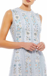 4 of 6 Mac Duggal 9135 Powder Blue