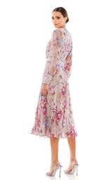 3 of 3 Mac Duggal 9147 Mauve-Multi