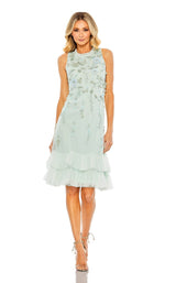 1 of 3 Mac Duggal 9188 Seafoam