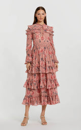 1 of 3 Mac Duggal 9306 Rose Multi