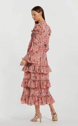 3 of 3 Mac Duggal 9306 Rose Multi