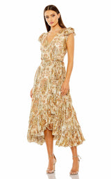 1 of 3 Mac Duggal 9319 Cream-Multi