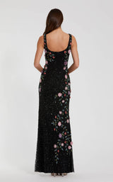 3 of 3 Mac Duggal 9340 Black Multi
