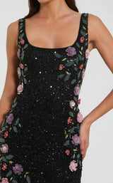 2 of 3 Mac Duggal 9340 Black Multi