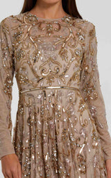 2 of 3 Mac Duggal 94213 Mocha-Gold