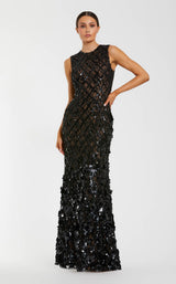1 of 3 Mac Duggal 94277 Black-Nude