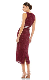 14 of 18 Mac Duggal A10509 Burgundy