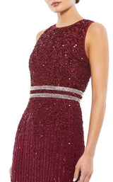 9 of 18 Mac Duggal A10509 Burgundy