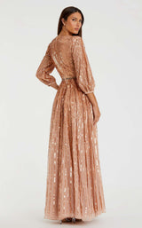 3 of 3 Mac Duggal A5509 Apricot