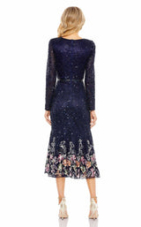 3 of 3 Mac Duggal A5589 Midnight