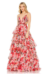 1 of 3 Mac Duggal A67985 Pink Multi