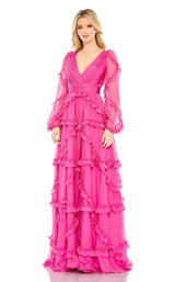 1 of 2 Mac Duggal A68223 Fuchsia