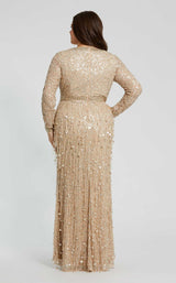 3 of 3 Mac Duggal Fabulouss 94074 Nude/Gold