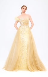 1 of 6 Mambo Couture 917MG702 Yellow