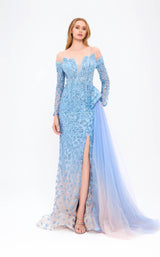 1 of 6 Mambo Couture 917MG763 Blue
