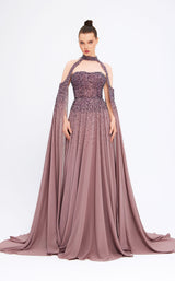 1 of 14 Mambo Couture 917MG775 Dusty-Pink