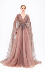 1 of 13 Mambo Couture 917MG776 Dusty-Pink