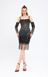 1 of 18 Mambo Couture 928MG803 Black