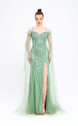 1 of 12 Mambo Couture 966MG652 Green