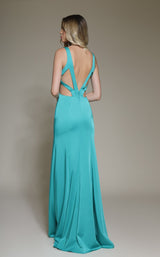 2 of 2 Modessa Couture M19014 Teal