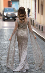 4 of 7 Modessa Couture M19023 Greige