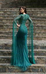 5 of 7 Modessa Couture M19023 Hunter-Green