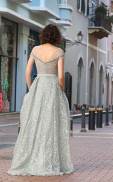 4 of 4 Modessa Couture M19027 Light-Green