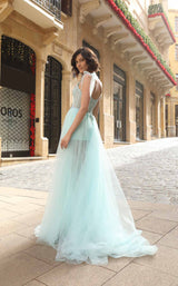 2 of 2 Modessa Couture M19041 Baby-Blue